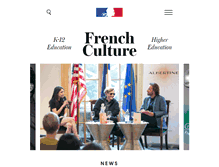 Tablet Screenshot of frenchculture.org